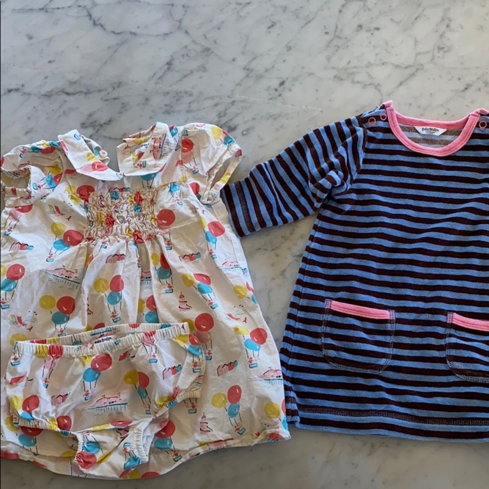 Baby Boden dresses 6-12 months